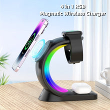 MagCharger™   |    4-in-1 Magnetic Wireless Multi-Device Charging Station