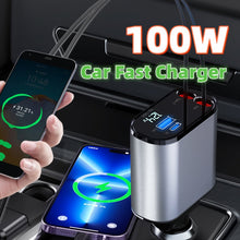 Metal 100W Fast Car Charger